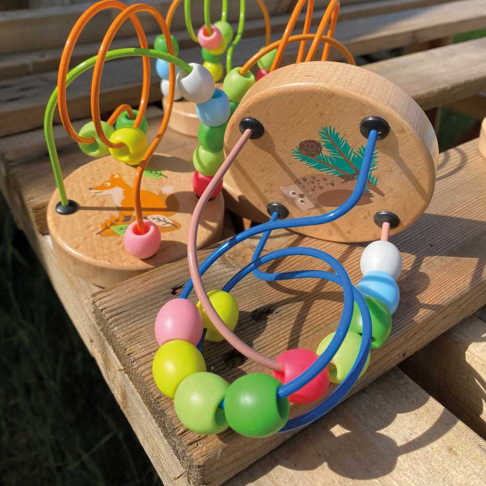 Woodland Mini Bead Coaster – Jumini Toys - Main Image