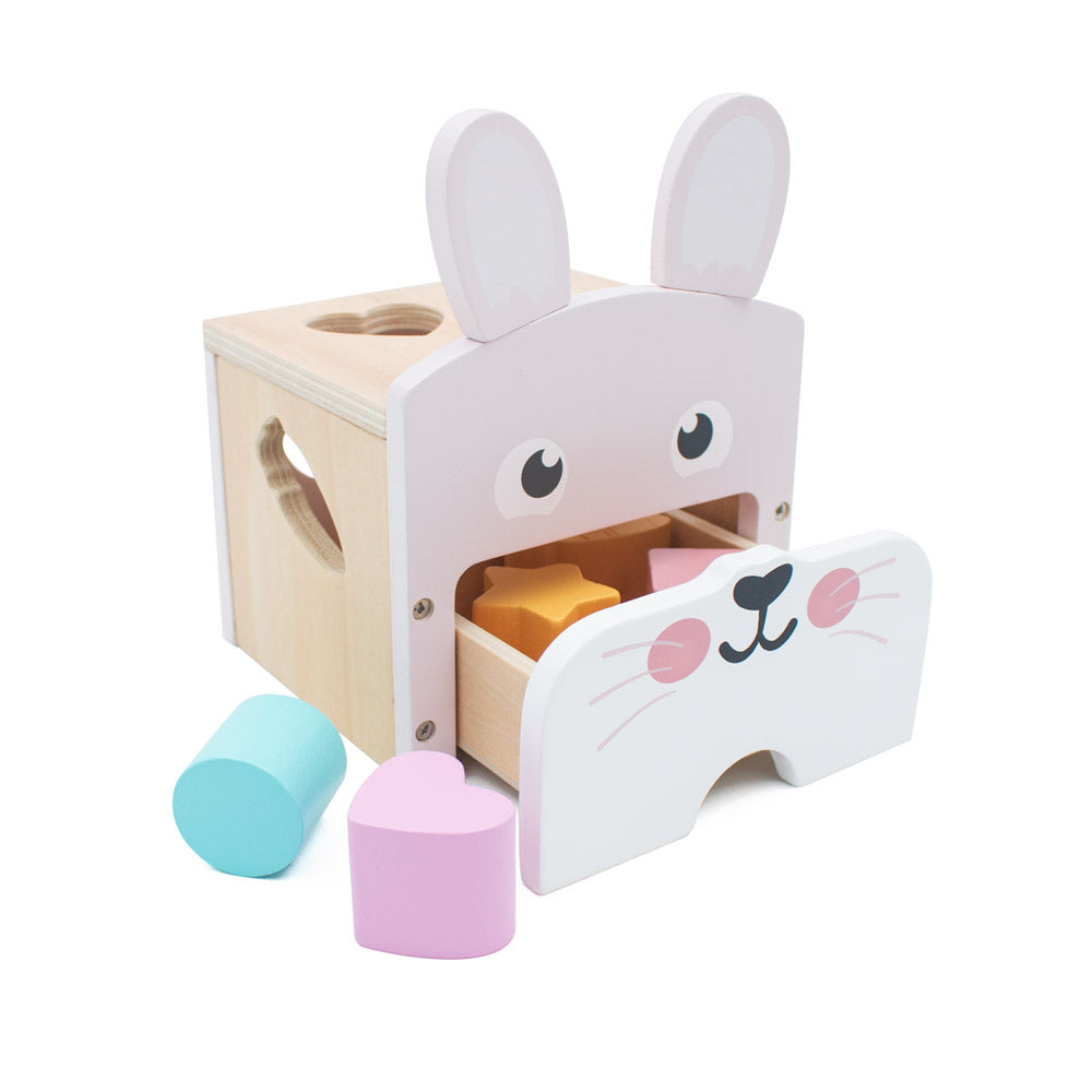 Plastic Sorting Rabbit Bunny Shape Sorter (with drawer) – Jumini Toys